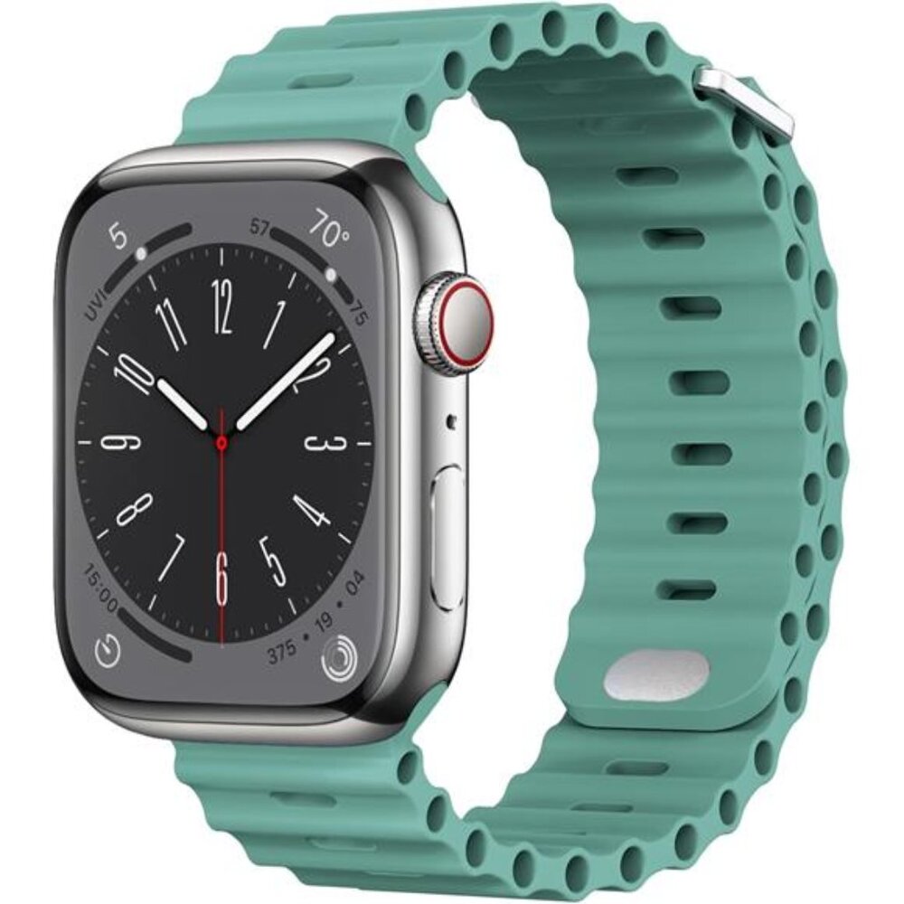 Sport Soft Silicone Compatible with Apple Watch Ocean Band Wristband Ultra 9 8 7